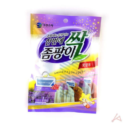 옷장을 싹쓸이 좀팡이싹 옷장용 방충제 1입