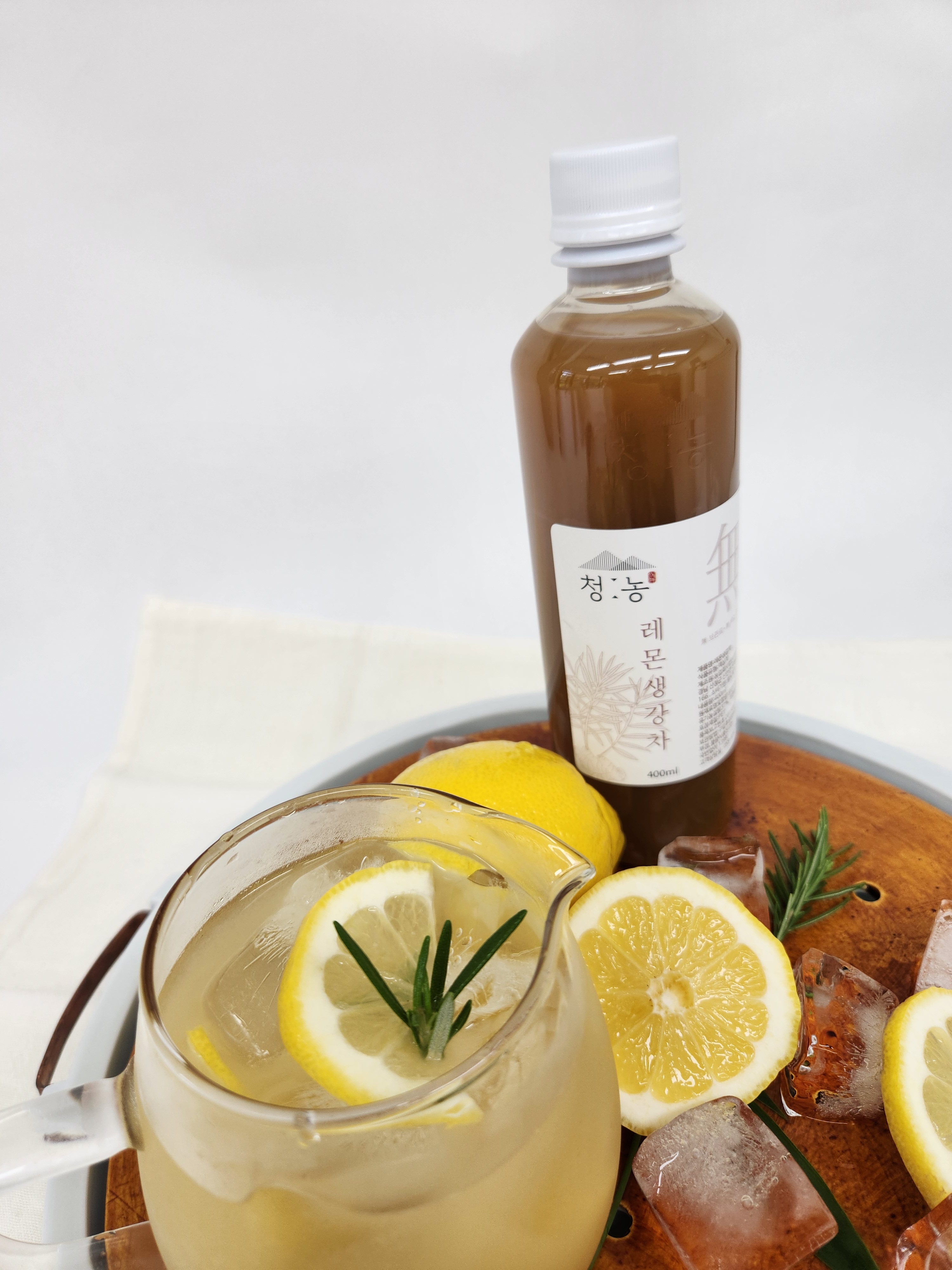 청농 레몬생강차 400ml 생강청 레몬진저티 - 상세 이미지 2