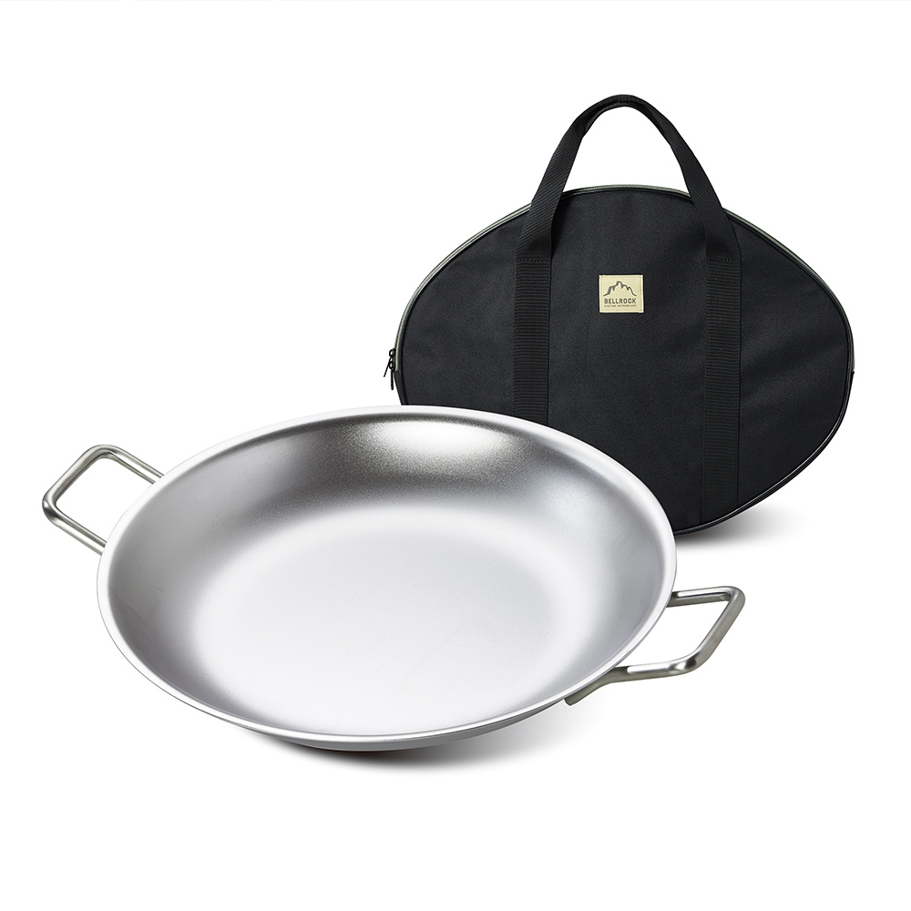 벨락 무연마 통3중 스텐 그리들 팬 36cm 인덕션 캠핑 전골 불판 스테인리스 구이팬