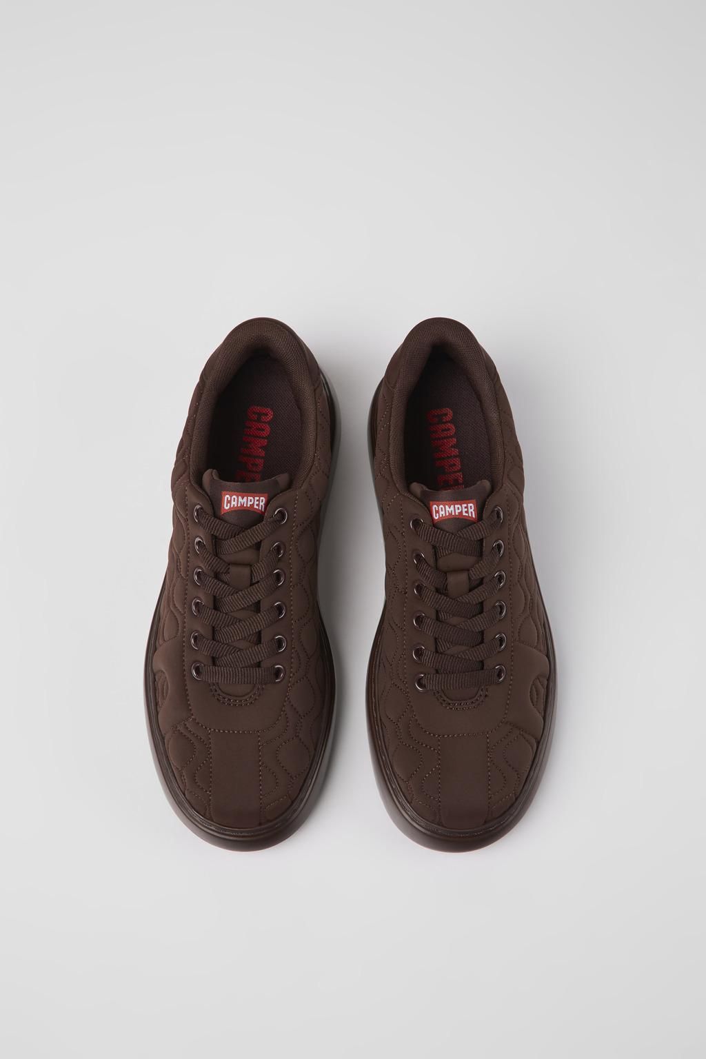 캠퍼 친환경 레트로 버건디 스니커즈 Runner K21 K201582-002 BURGUNDY - 상세 이미지 4