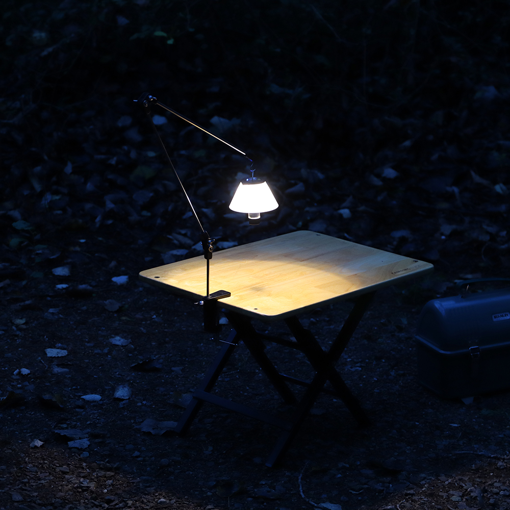 [캠핑덕] 유니 스탠드 스탠다드 레드 캠핑 테이블 랜턴 걸이 조명 랜턴스탠드 거치대 - 상세 이미지 3