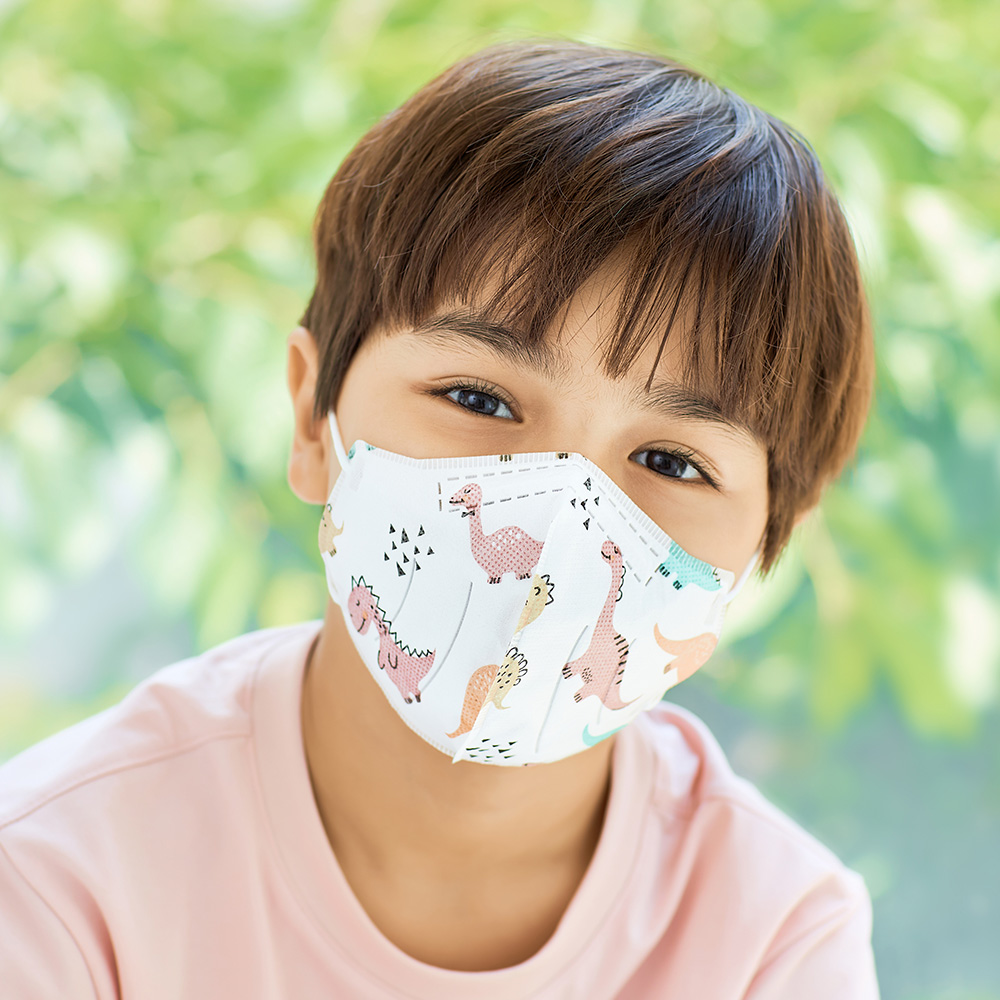 닥터퓨리 KF80 공룡 캐릭터 부리형 황사마스크 다이노스, 50매