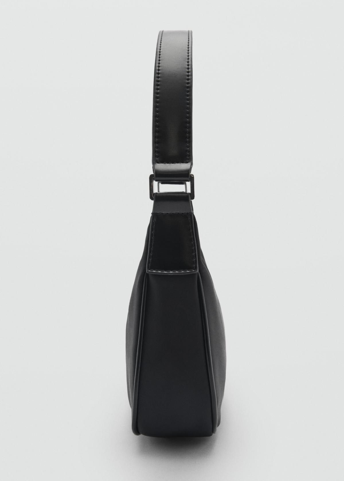 망고 미니멀 나일론 베이직 호보백 87053277 NEGRO - 상세 이미지 3