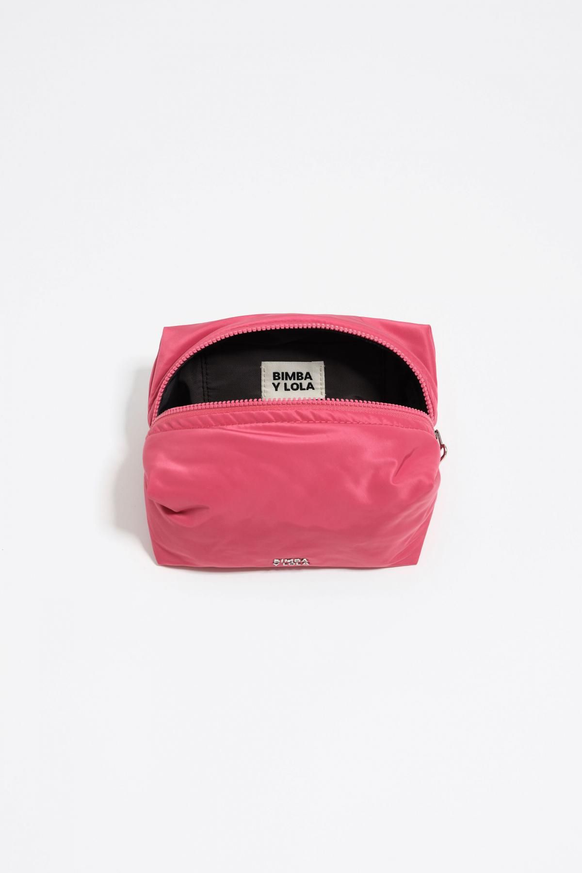 빔바이롤라 다크핑크 소프트 나일론 라지 메이크업 파우치 252BBI484.10302 DARK PINK - 상세 이미지 3