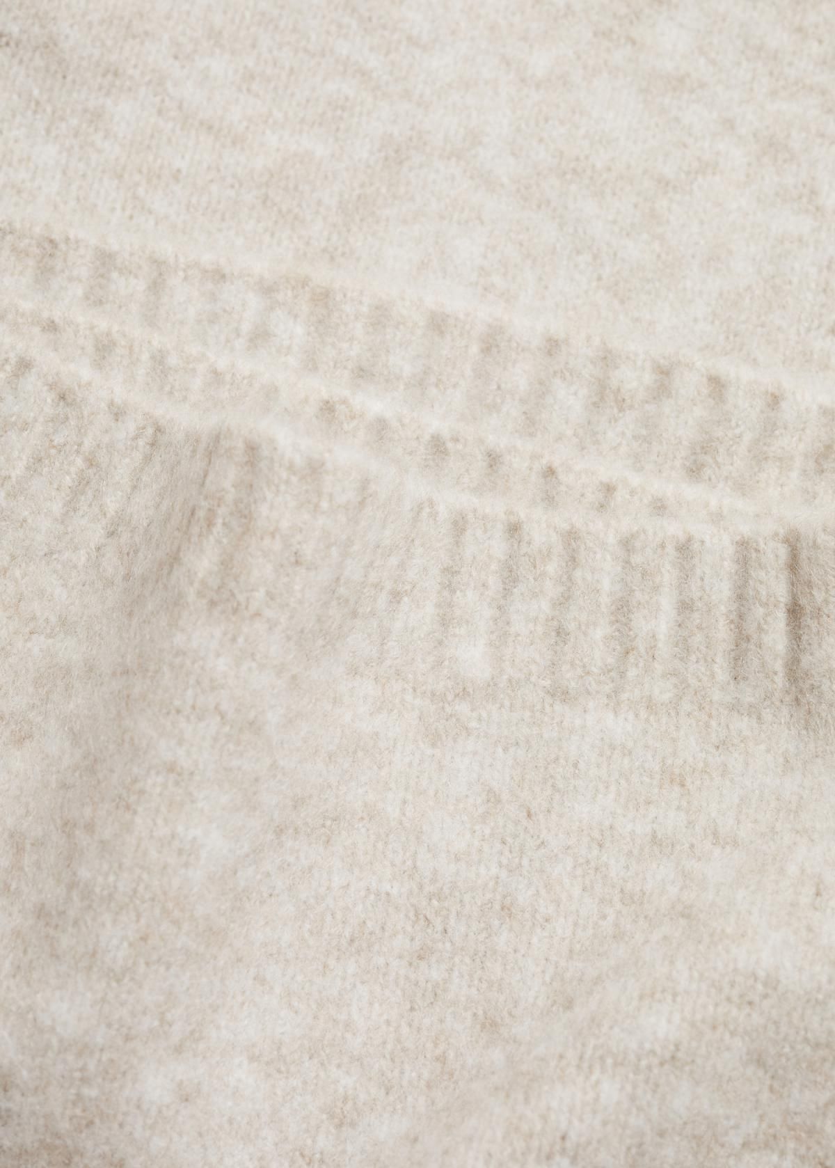 망고 니트 와이드 롱 팬츠 밴딩 27192933 BEIGE - 상세 이미지 3