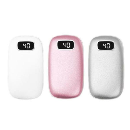 포인택 손난로보조배터리 Signal 손난로 충전식 LED 보조배터리 각인서 5000mAh