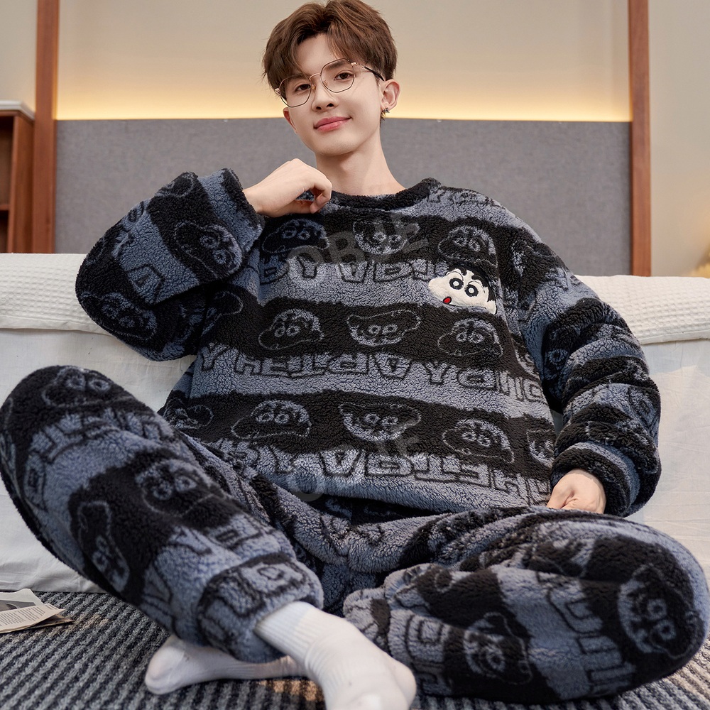 오브제 산호 융털 이지웨어 상하세트 파자마 겨울 잠옷 홈웨어 이미지 6