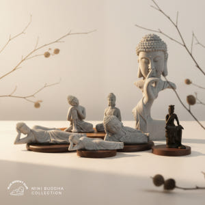 블루먼데이클럽 미니붓다컬렉션 릴렉스붓다 미니불상 불교굿즈 실사용 후기 | 효과 있을까? - 상품 이미지 2