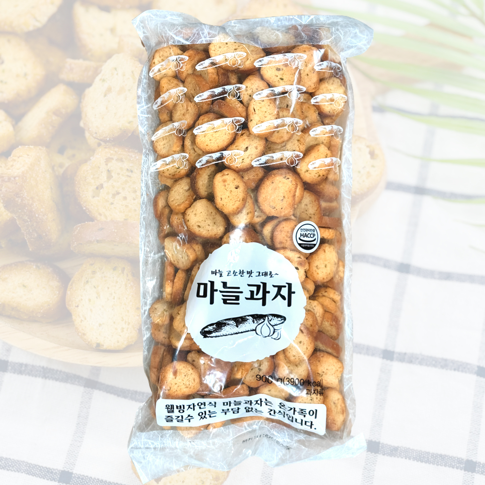 마늘과자 바게트 900g 대용량 - 메인 이미지