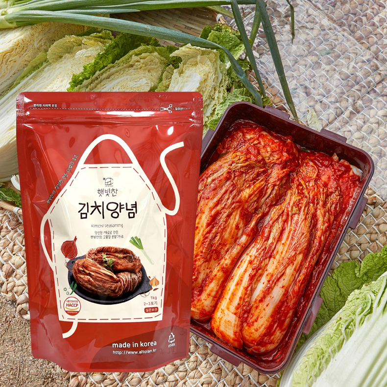 김치양념 1kg 소스 양념 분말 배추 무 오이 부추 파 겉절이등 - 상품 이미지