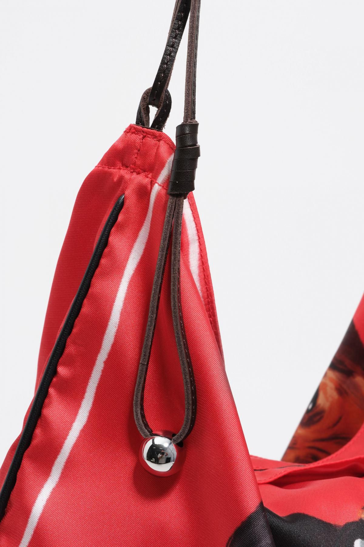 빔바이롤라 캐주얼 도그 프린트 레드 소프트 숄더백 252BBWJ2F.10200 RED - 상세 이미지 3