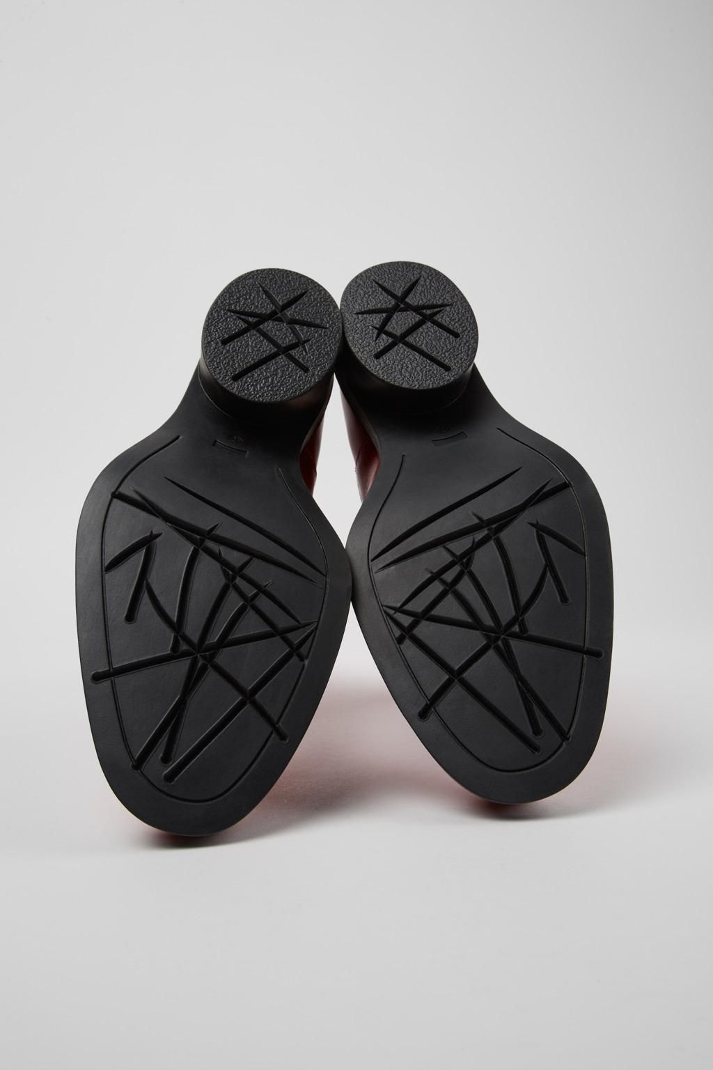 캠퍼 클래식 레드 레더 앵클부츠 Bonnie K400631-007 RED - 상세 이미지 5