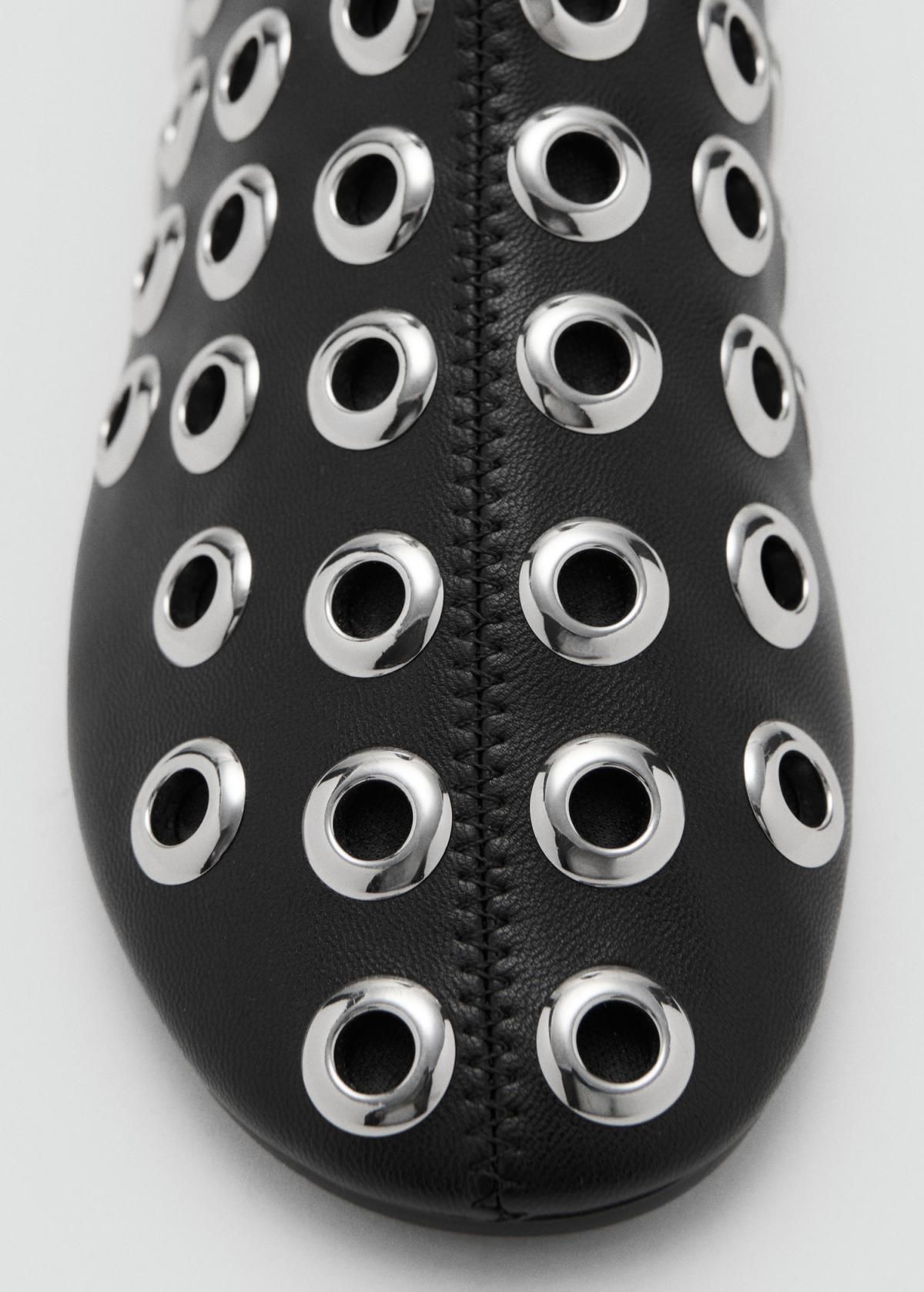 망고 테크니컬 아일렛 에코레더 앵클 부츠 17088633 NEGRO - 상세 이미지 5