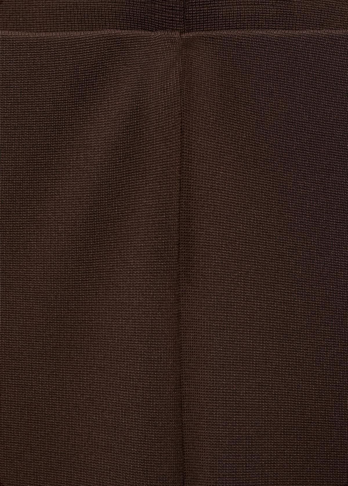 망고 스트레치 하이웨이스트 스트레이트 슬랙스 팬츠 17084445 MARRON - 상세 이미지 5