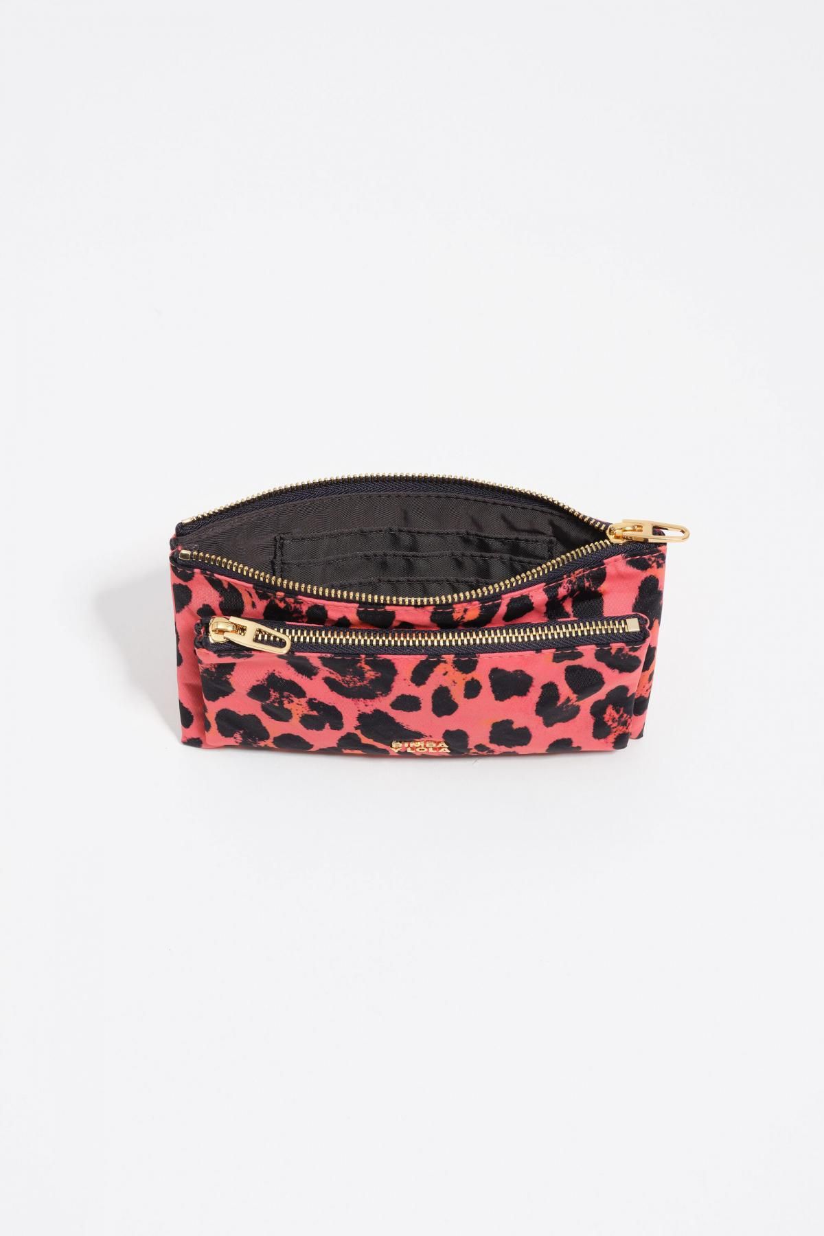 빔바이롤라 레오파드 패턴 일렉트릭 핑크 나일론 포켓 파우치 252BBK205.11340 LEOPARD ELECTRIC PINK - 상세 이미지 3