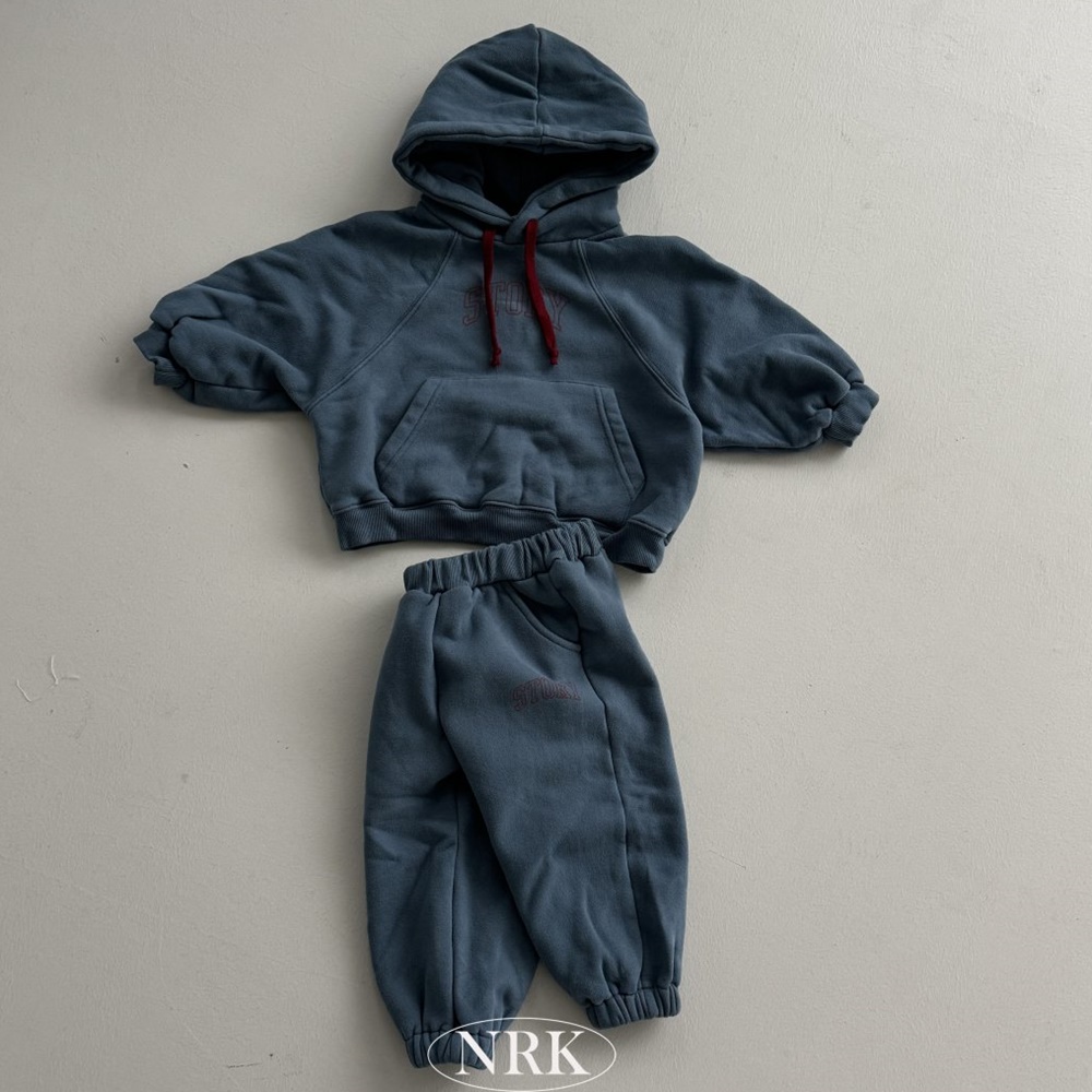 NRK 주니어 스토리상하복 양기모 겨울 후드 XS-4XL 초등생저학년 - 상세 이미지 2