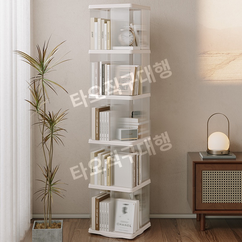 아크릴책장 투명 다용도 수납 거실 인테리어 수납함 선반 틈새 서재 - 상세 이미지 4