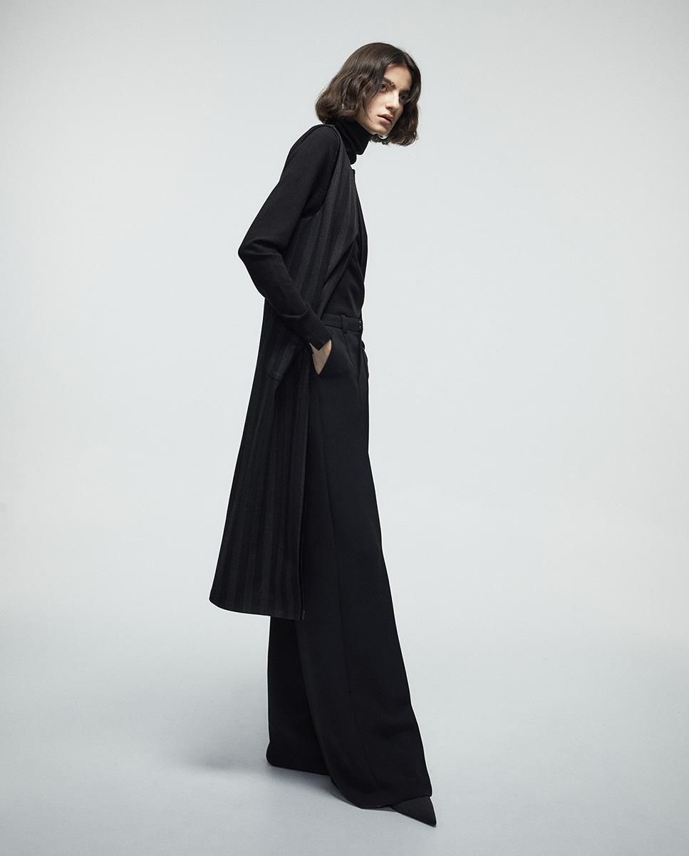 스페라 스트라이프 포켓 롱 소프트 베스트 56260603487 GRIS OSCURO - 상세 이미지 5