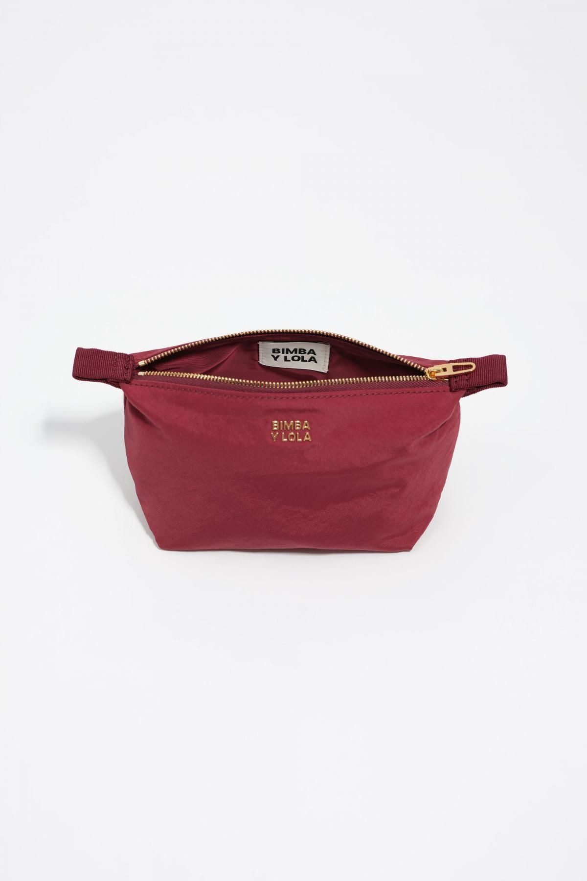 빔바이롤라 버건디 나일론 소프트 코스메틱 파우치 252BBI413.11210 BURGUNDY - 상세 이미지 3