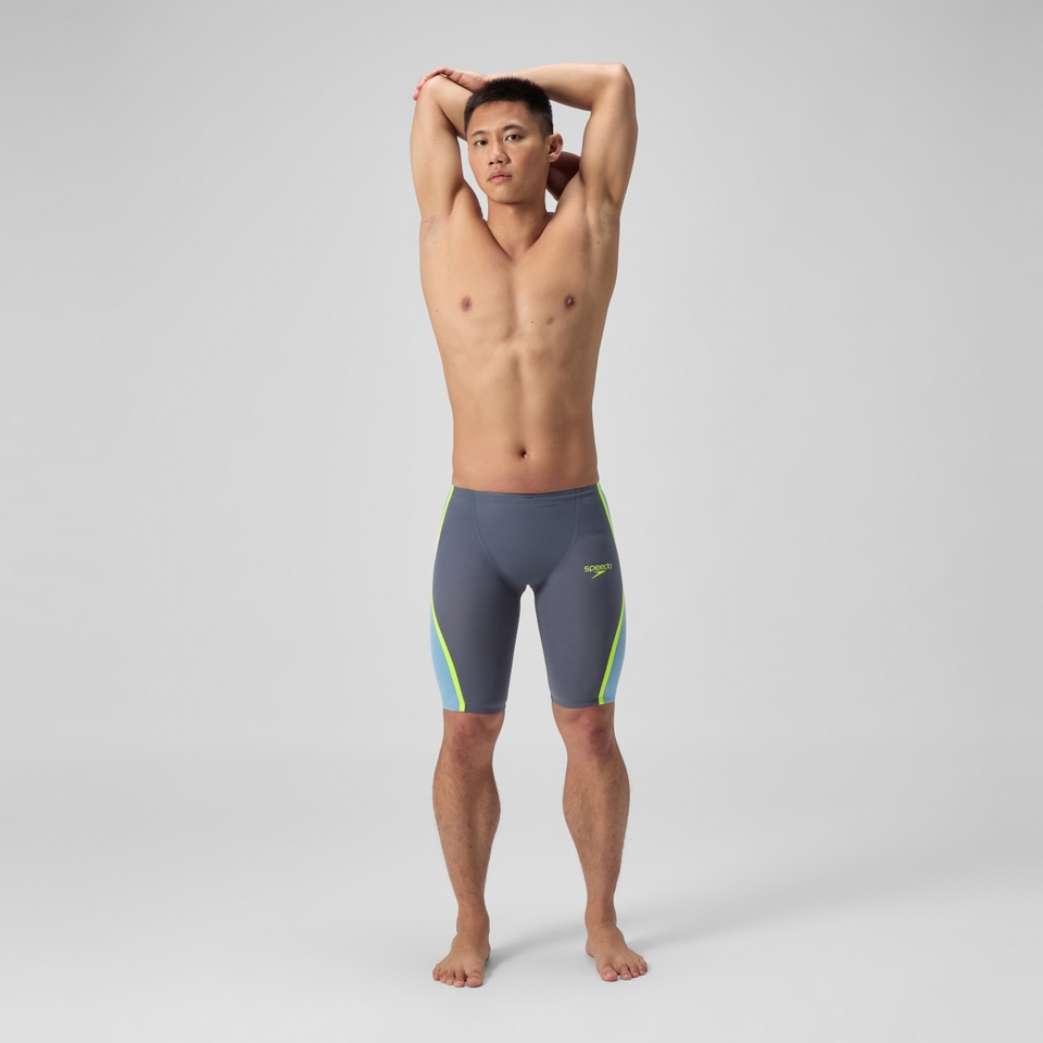 스피도 Fastskin LZR Pure Intent 2.0 High Waist Jammer Gray/Blue - 상세 이미지 4