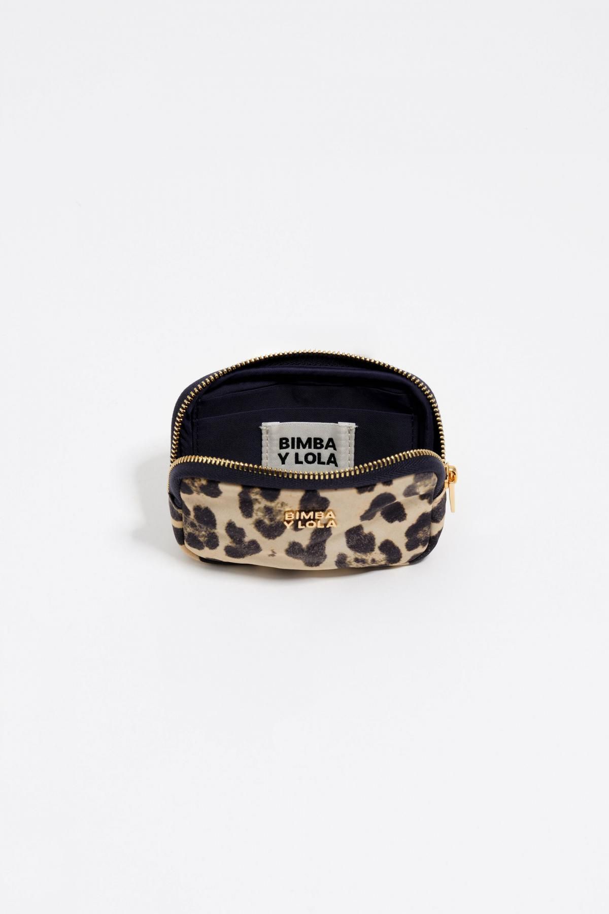 빔바이롤라 레오파드 베이지 나일론 코인 지갑 252BBK140.11351 LEOPARD NATURAL - 상세 이미지 3