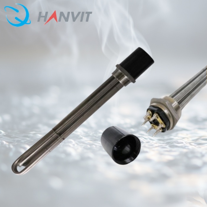 10Kw 히터봉 작업장 대용량 물데우는기계 500mm 2인치 380V