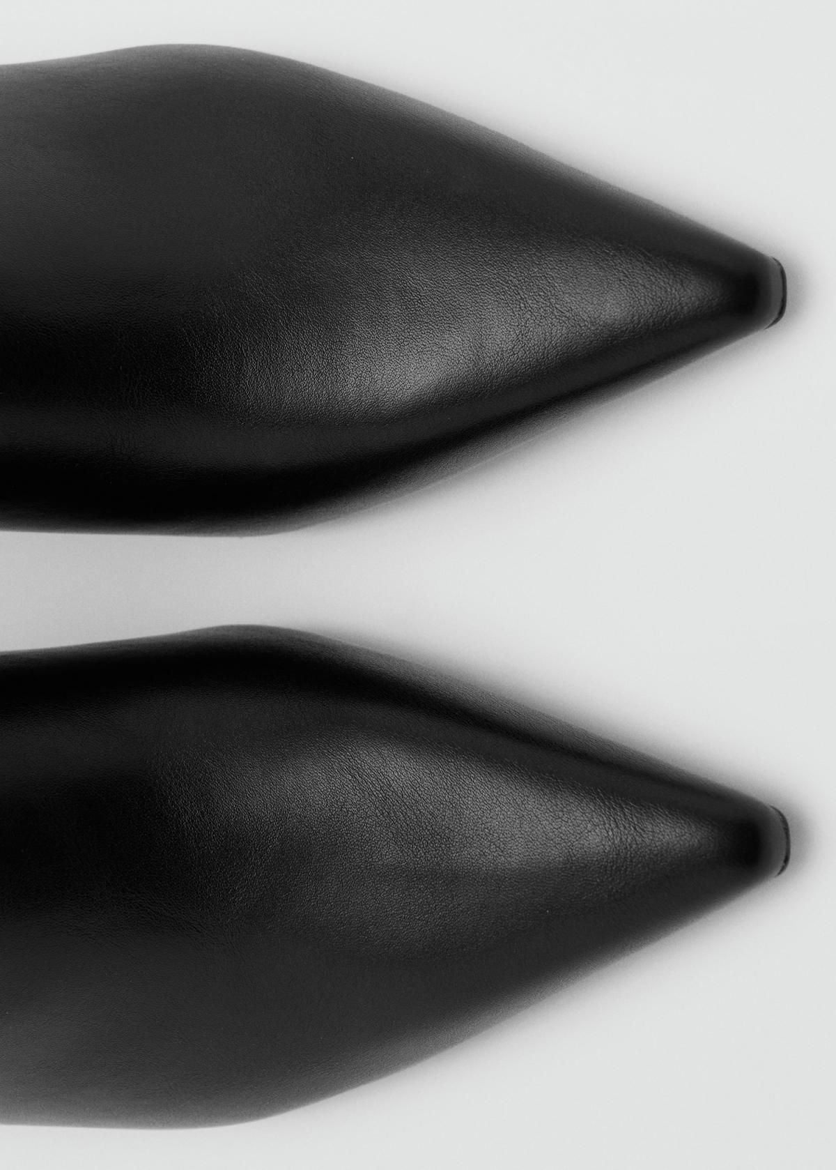 망고 테크니컬 블록힐 앵클부츠 27071255 NEGRO - 상세 이미지 4