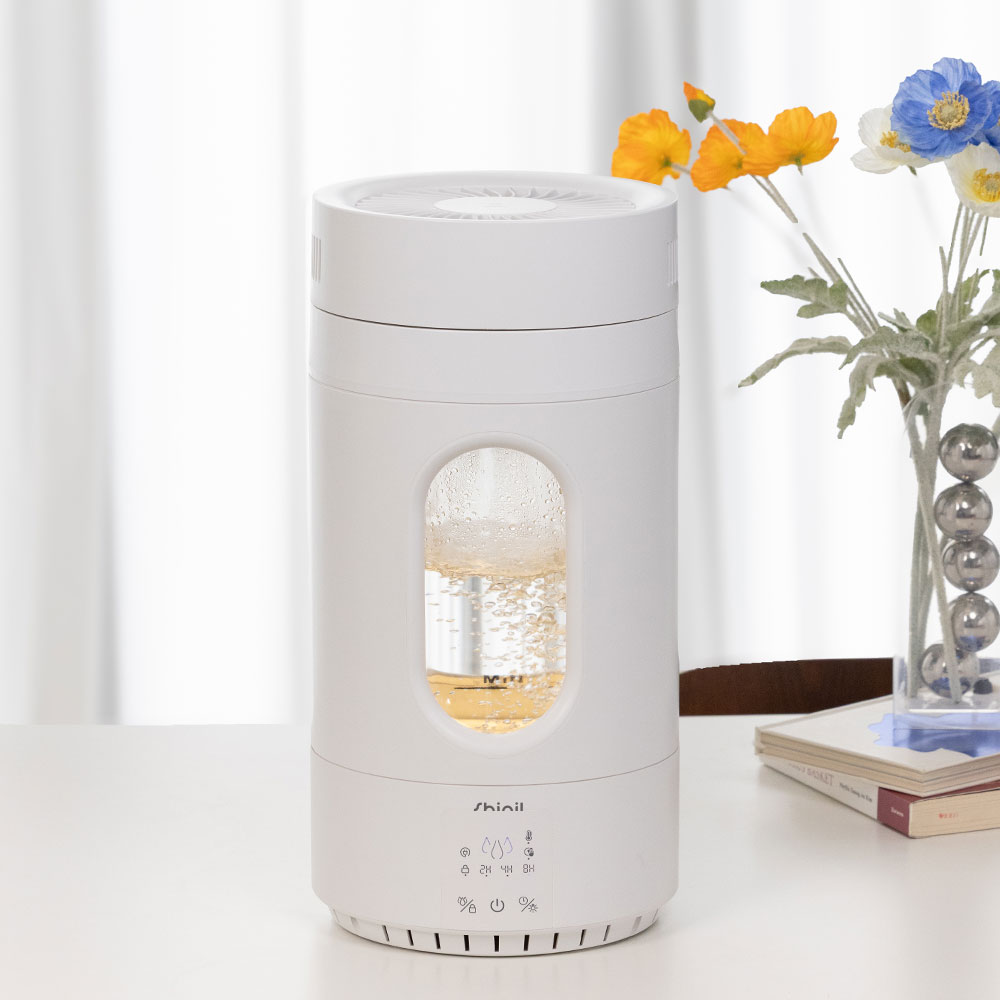 신일 가열식가습기 대용량 저소음 유리 물샘 화상방지 빠른 가열 가습기 SUH-SD60T 화이트