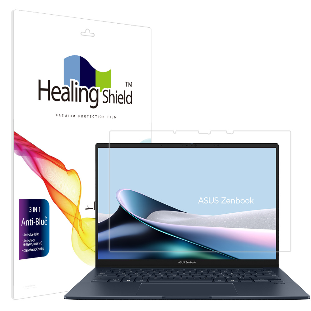 에이수스 젠북 14 OLED UX3405CA 터치형 블루라이트차단 액정보호필름 - 상품 이미지