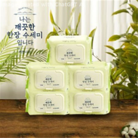 [GS SHOP]케렌시아 세제일체형 깨끗한 한장수세미 5팩 200매