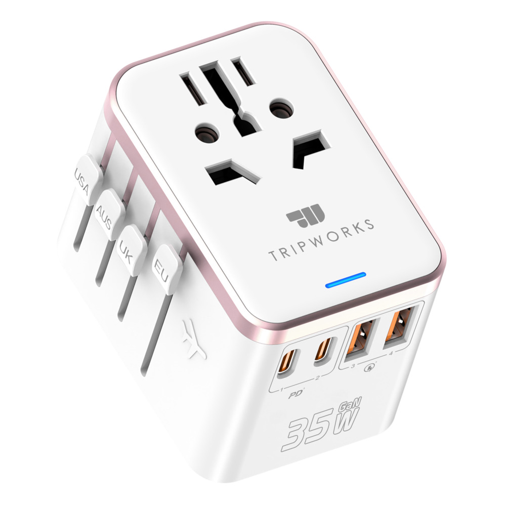 여행용 멀티어댑터 해외 PD 35W C타입 초고속충전 USB 4포트 트립웍스 제품 이미지