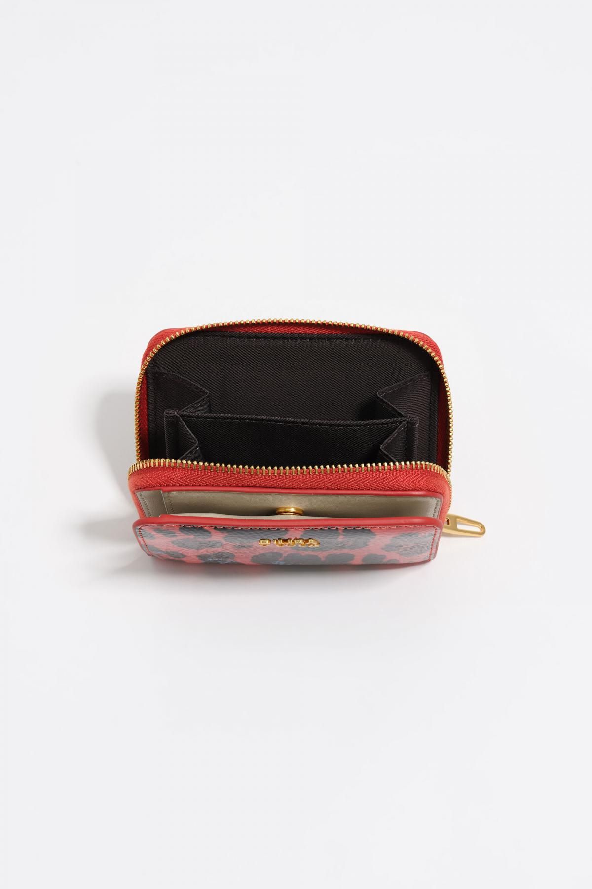 빔바이롤라 레오파드 프린트 샤이니 미니지갑 252BBR201.10350 LEOPARD POPPY RED - 상세 이미지 3