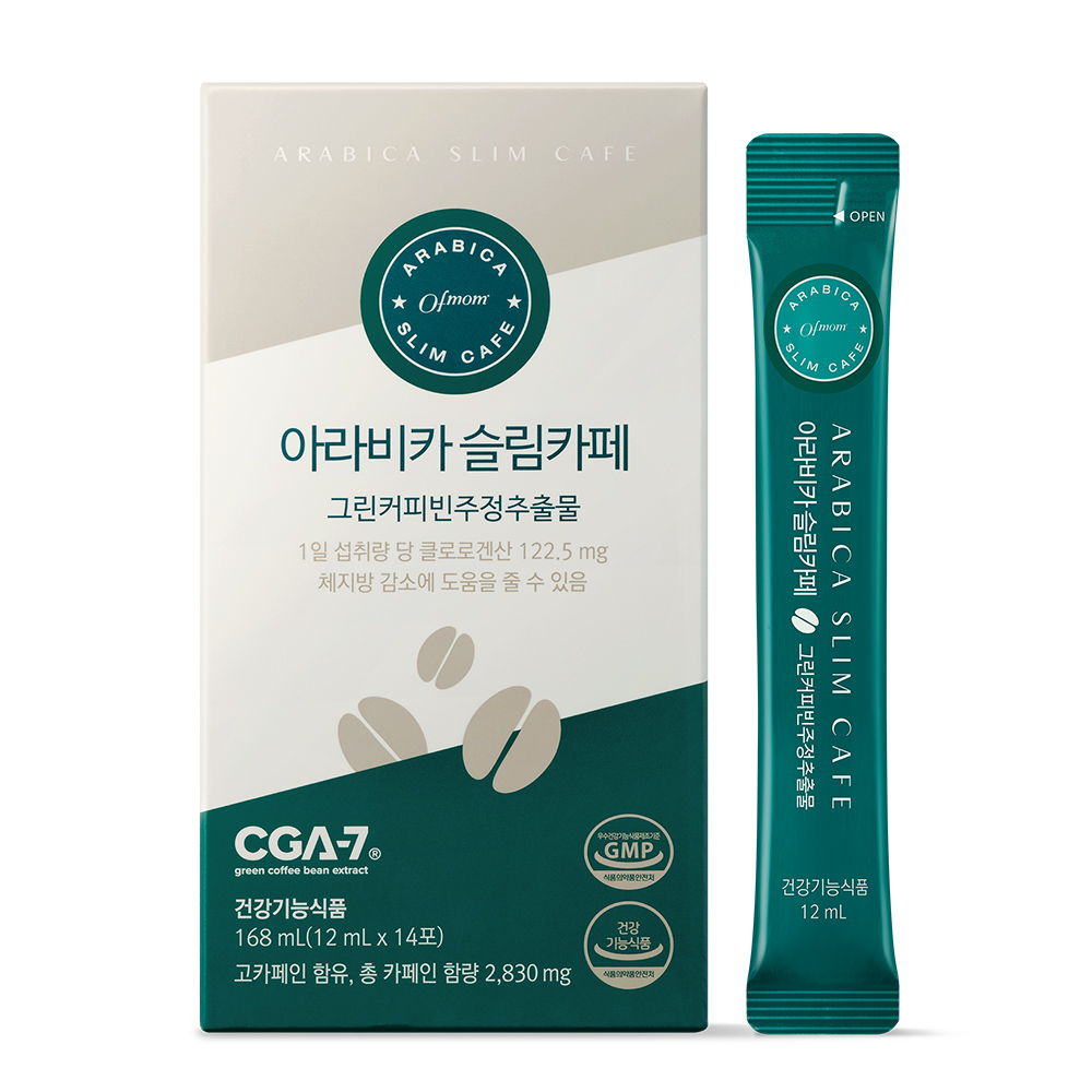 오브맘 아라비카 슬림카페 다이어트커피 체지방감소 14일분, 3박스 - 상세 이미지 2