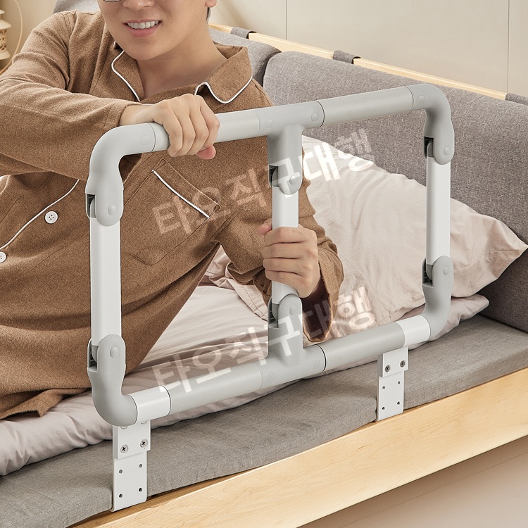어른침대가드 난간 안전바 안전가드 펜스 무타공 침대 사이드 울타리 어르신 성인 - 상품 이미지