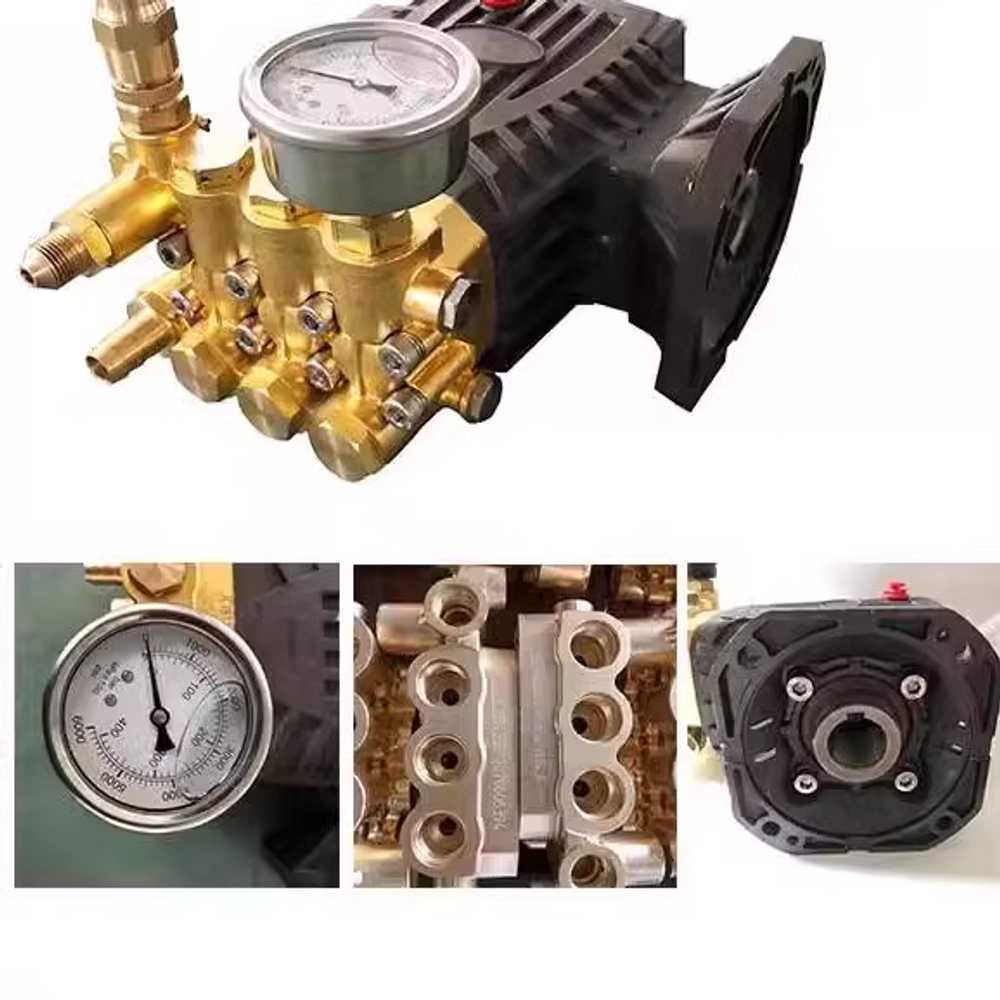 산업용 초고압 펌프 모터 고압 물분사 세척 시스템 19mm 샤프트 1.3-1.8kw 2단 - 상세 이미지 5
