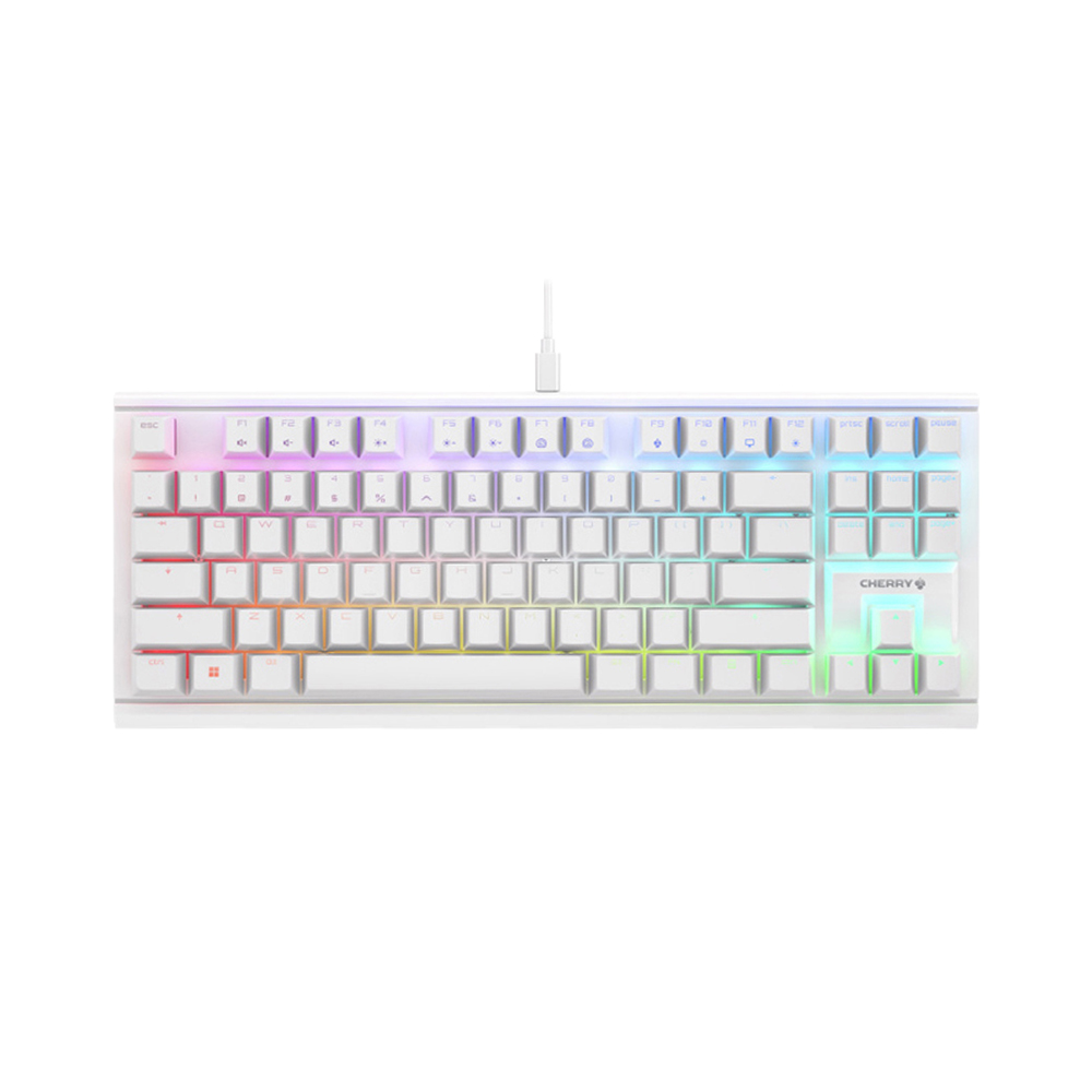 체리 키보드 MX 1.1 RGB TKL 텐키리스 게이밍 기계식 키보드 화이트 저소음 적축 - 상세 이미지 2