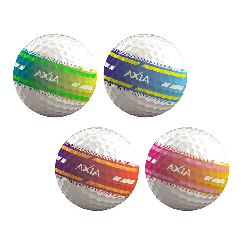 [공인쇄포함]볼빅 엑시아 네온 야광라인 골프공 AXIA NEON 3PC 12구 - 상세 이미지 2