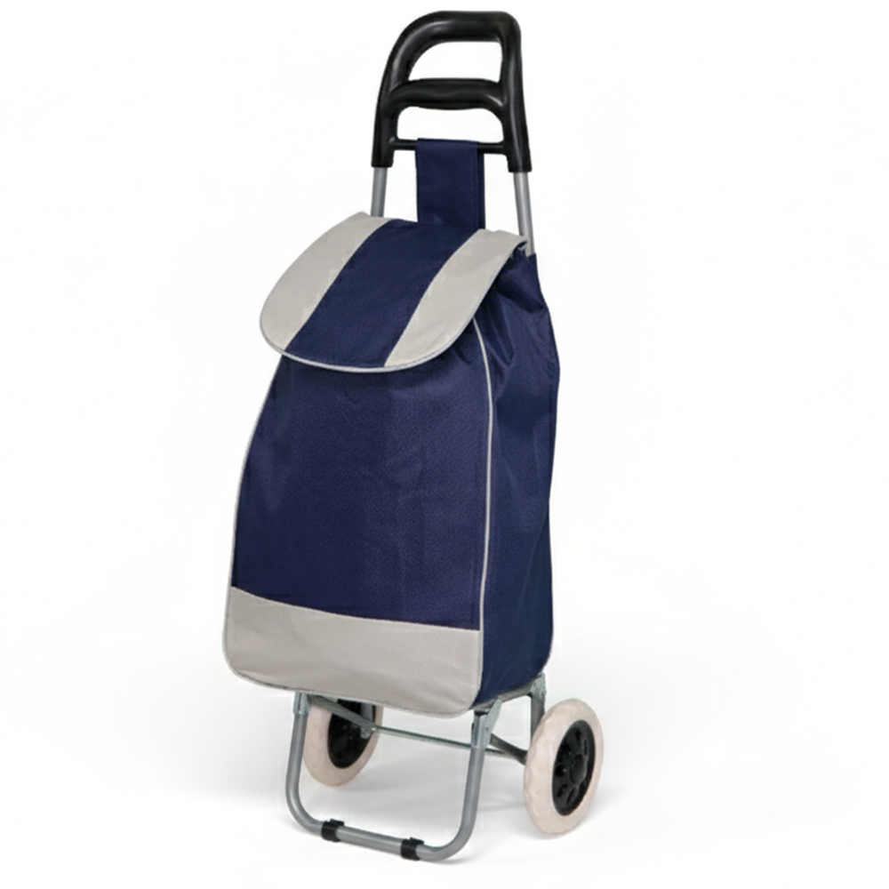 시장가방 장바구니 바퀴달린 접이식  장보기카트 손수레  캐리어 - 레드 - 상세 이미지 4