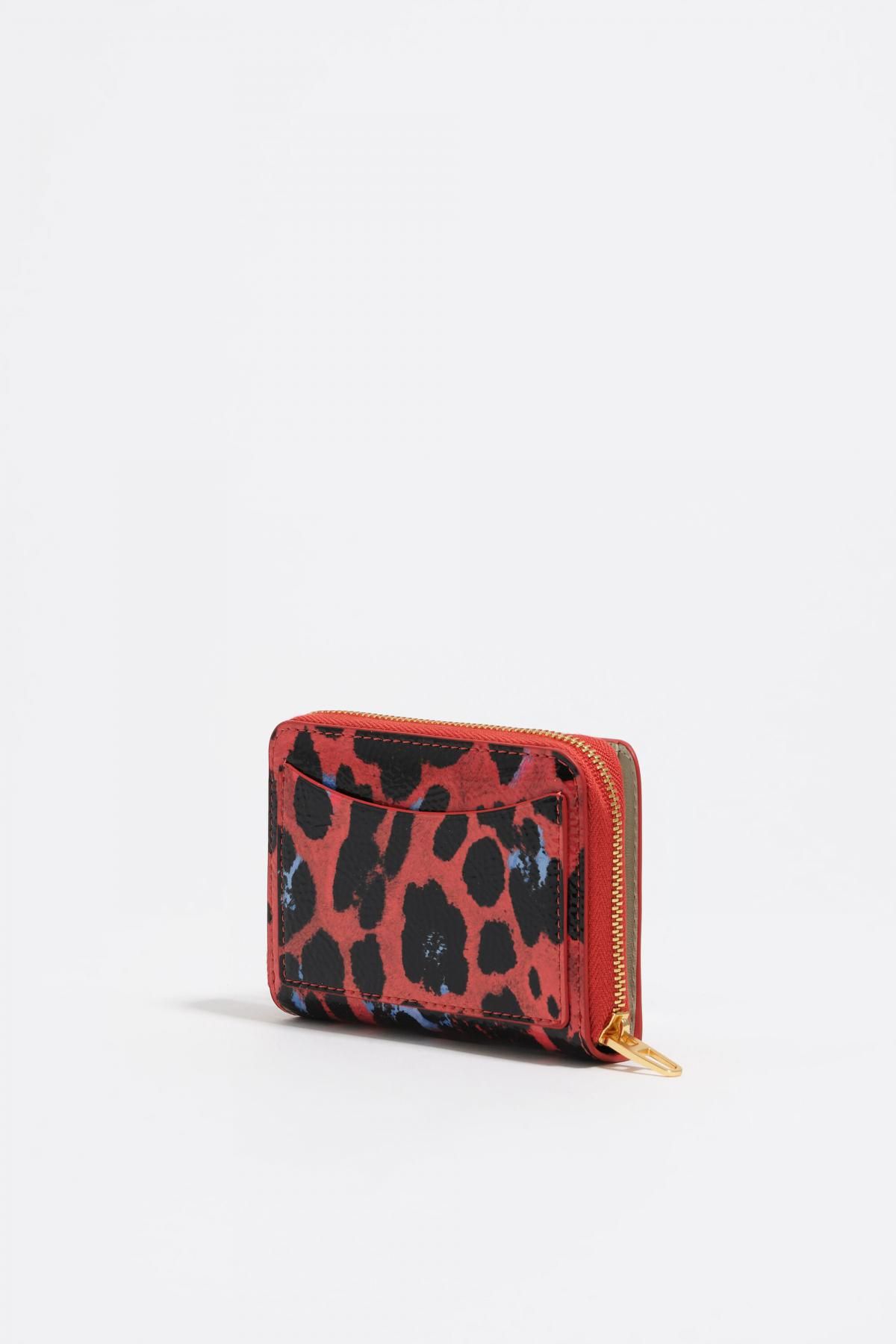 빔바이롤라 레오파드 프린트 샤이니 미니지갑 252BBR201.10350 LEOPARD POPPY RED - 상세 이미지 5