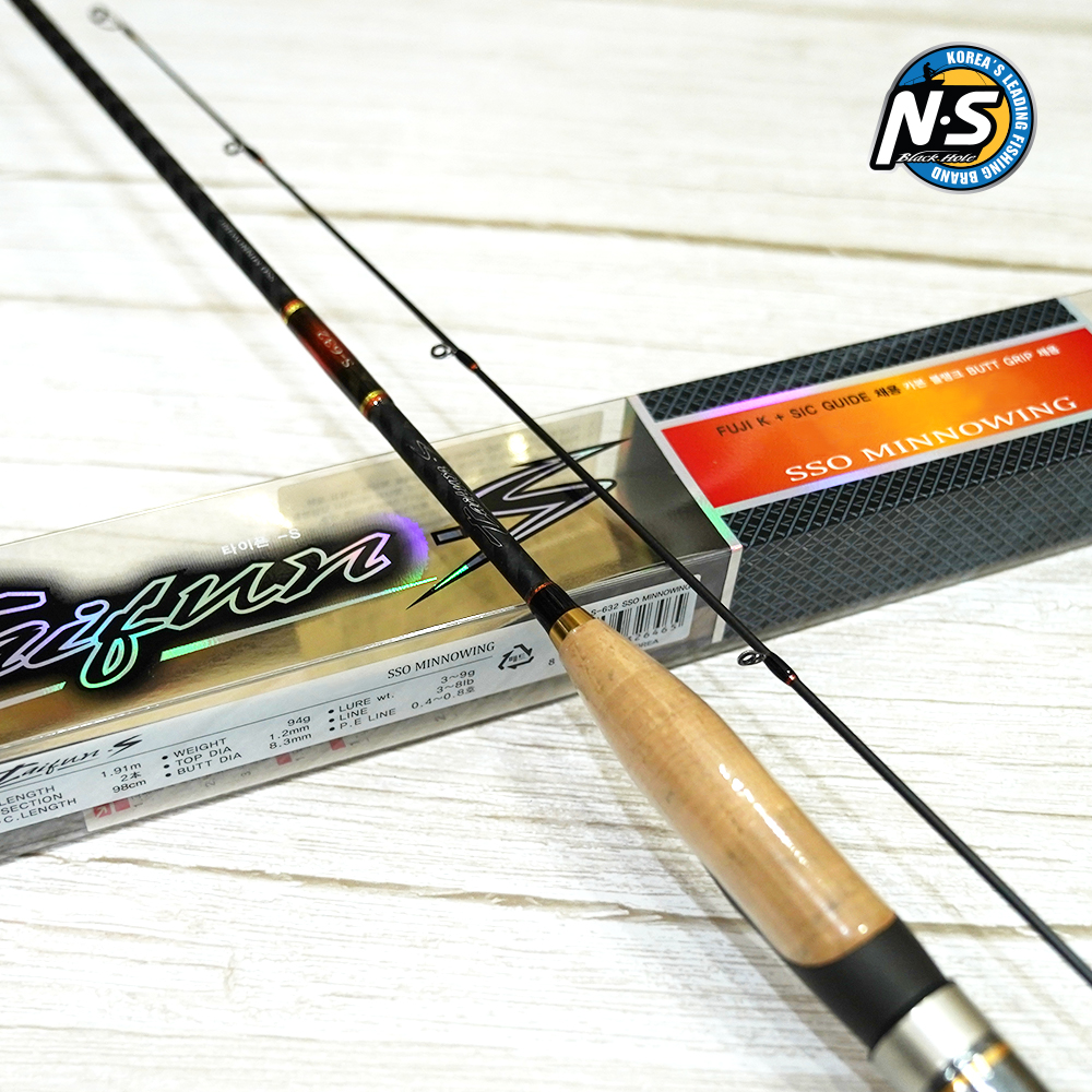 NS 타이푼S 쏘가리 꺽지 계류 낚시대 로드 S-482UL-ST - 상품 이미지