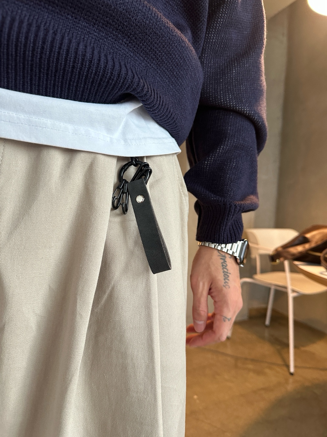 벌룬팬츠 남자치노팬츠 남자통바지 카고바지 - 상세 이미지 3