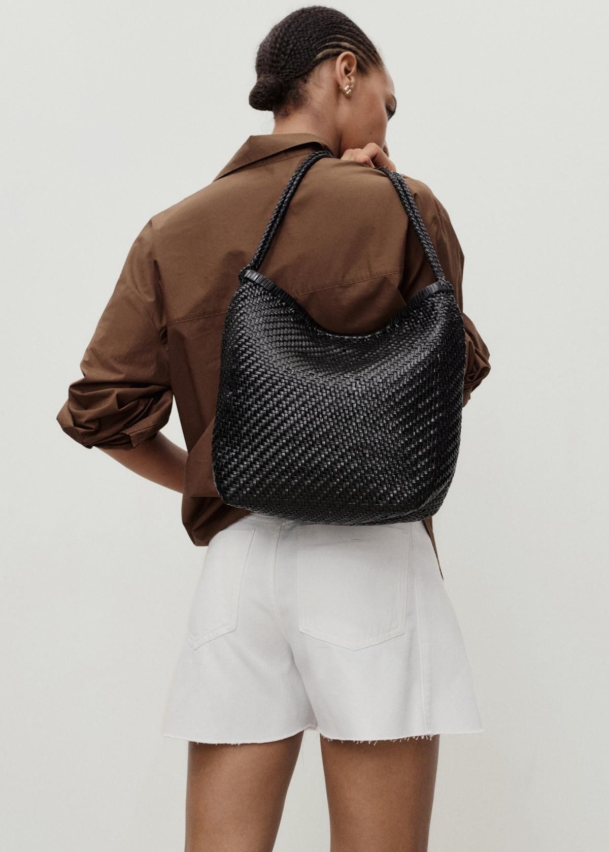 망고 미니멀 데님 화이트 컷오프 핀턱 반바지 17072899 BLANCO - 상세 이미지 4