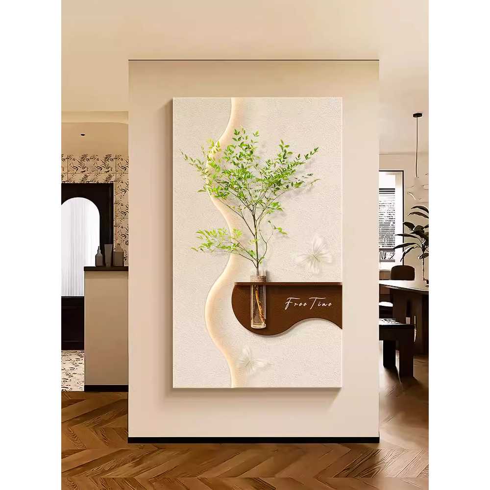 벽걸이 조명 화분 액자 식물 인테리어 조명 소품 50x87 G형 (LED+리모컨) - 상품 이미지