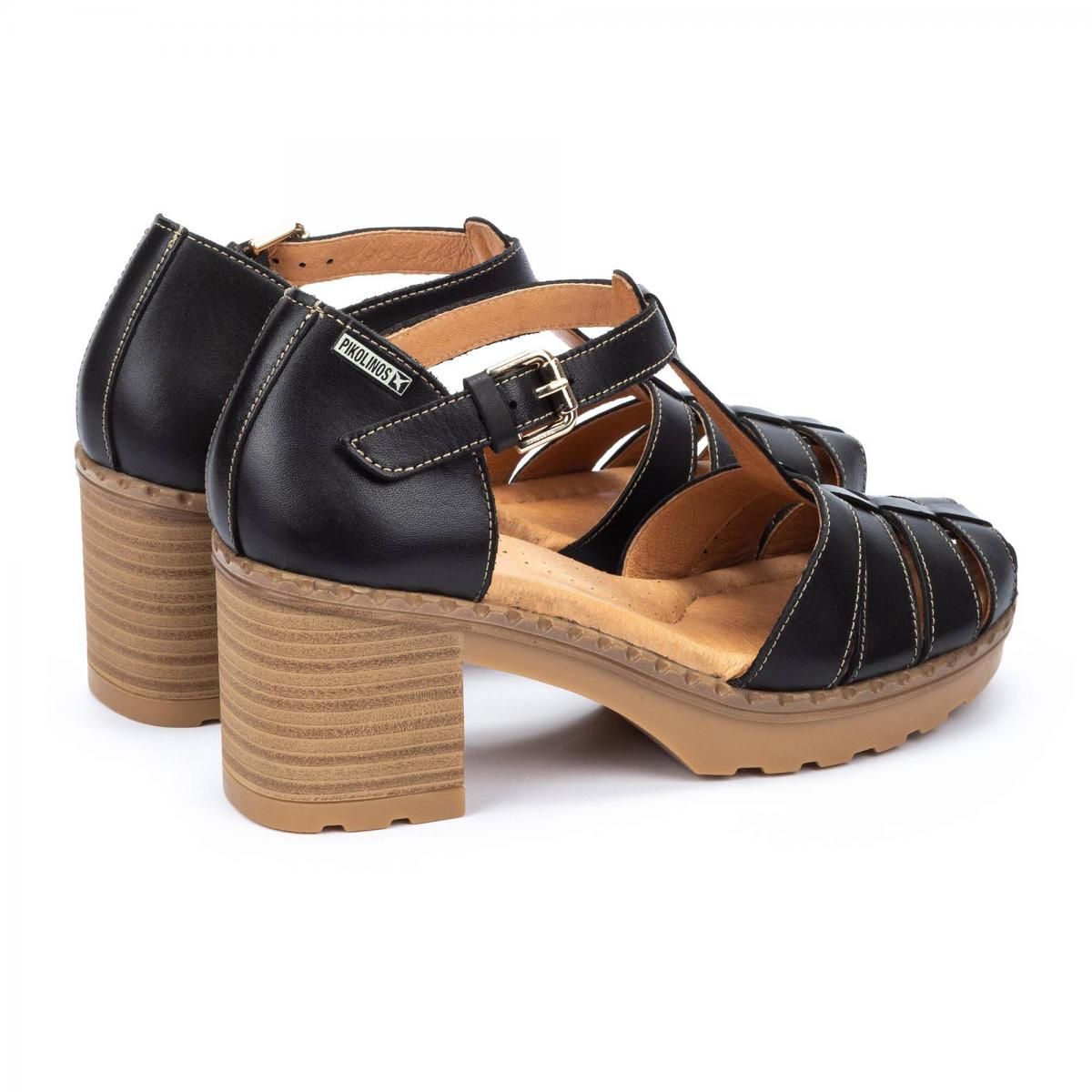 피콜리노스 트렌디 스트랩 샌들 힐 CANARIAS W8W-1873 BLACK - 상세 이미지 4