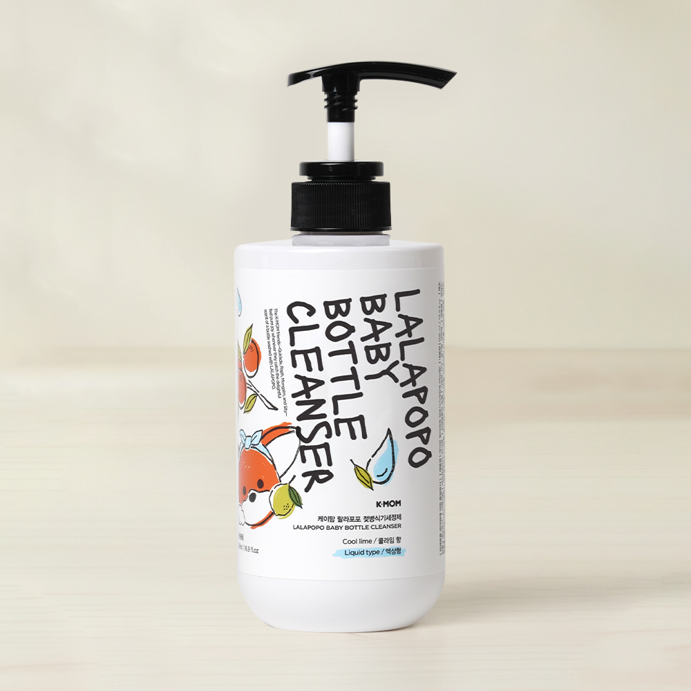케이맘 랄라포포 젖병식기세정제 용기 500ml (액상형) - 상품 이미지