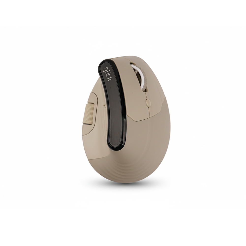 지클릭커 오피스프로 듀얼 휠마스터 버티컬 OP75 LCD 무소음 무선 블루투스 마우스 블랙