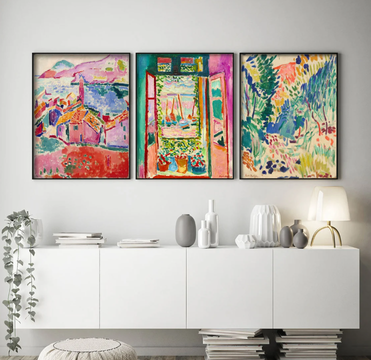 앙리마티스 그림 명화 감성 포스터 카페 인테리어액자 A4 - 상세 이미지 5