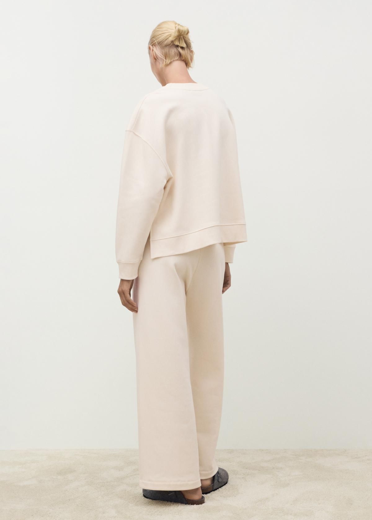 망고 코지 와이드핏 면 팬츠 27083316 VAINILLA - 상세 이미지 3