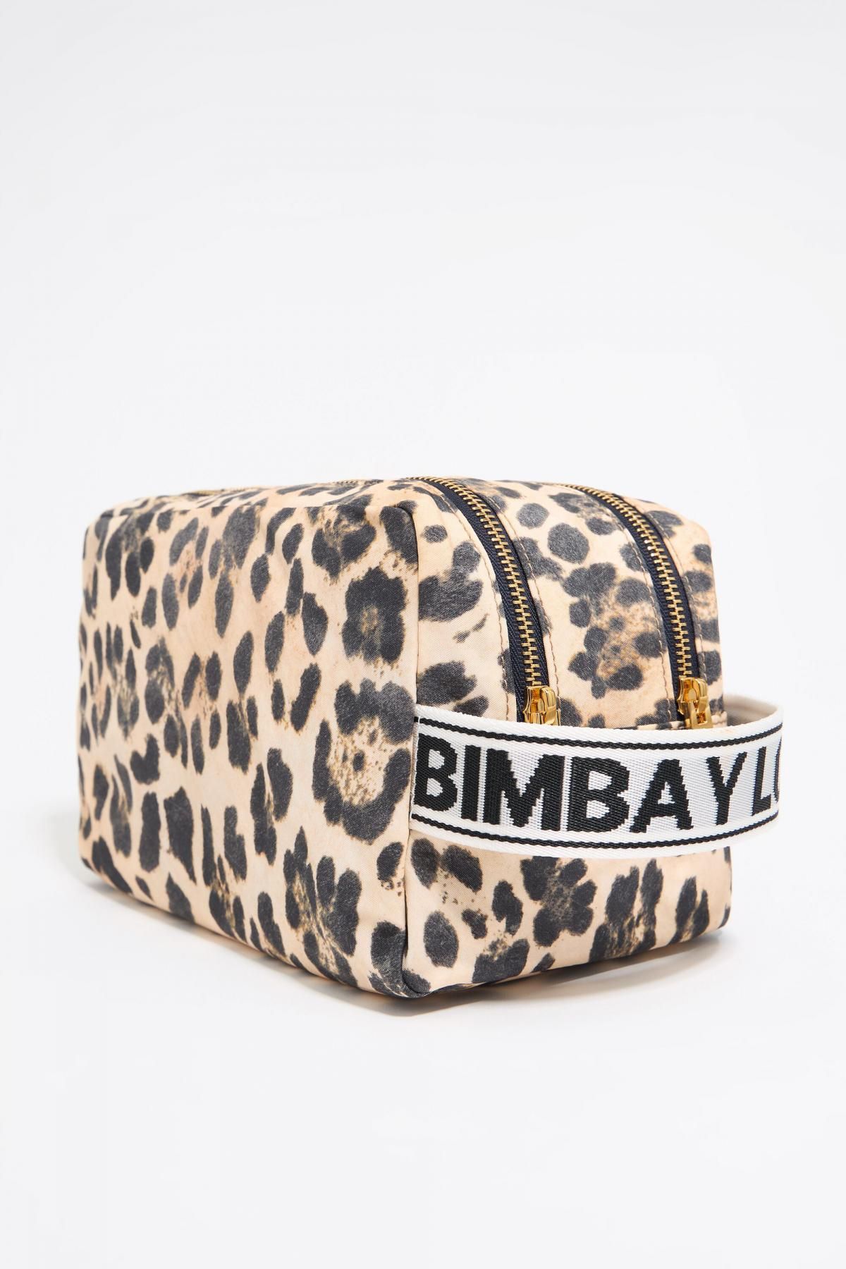빔바이롤라 레오파드 패턴 나일론 라지 코스메틱 파우치 251BBK459.11201 LEOPARD NATURAL - 상세 이미지 4