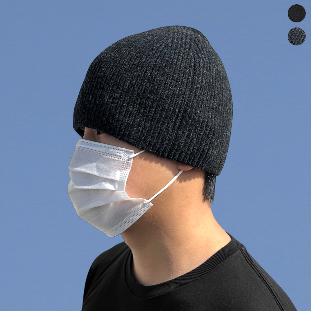 64cm 울 80% 빅사이즈 플랫 비니 대두 큰 모자 니트 남자 여자 겨울 무지 골지